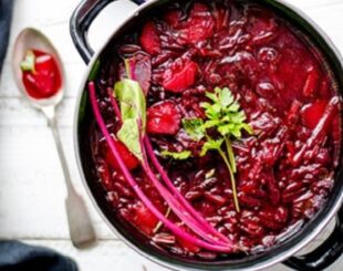 борщ украинский с куриным филе