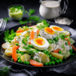 Салат с кальмарами и яйцами – рецепт к зимним праздникам