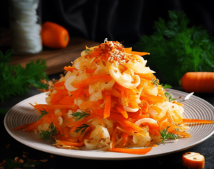 Салат із дайкона і моркви рецепт