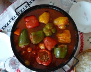 фаршированный перец, рецепт приготовления фаршированного перца, рецепт фаршированного перца, фаршировка перца, как фаршировать перец