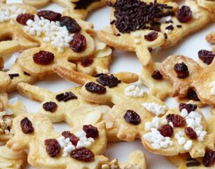 печенье с изюмом