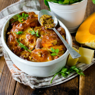 рецепт запеченной тыквы с мясом, сыром и зеленью, рецепт приготовления запеченной тыквы с мясом, сыром и зеленью, как запекать тыкву, как приготовить запеченную тыкву с мясом, сыром и зеленью, как приготовить запеченную тыкву с мясом, сыром и зеленью пошагово