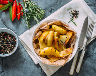 рецепт картошки по-селянски от Эктора Хименес-Браво, рецепт приготовления картошки по-селянски, как приготовить картофель по-селянски, состав артошки по-селянски, как приготовить картошку