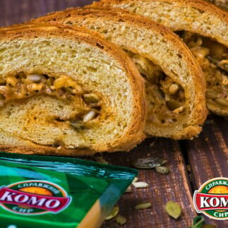 Французький хліб з сиром
