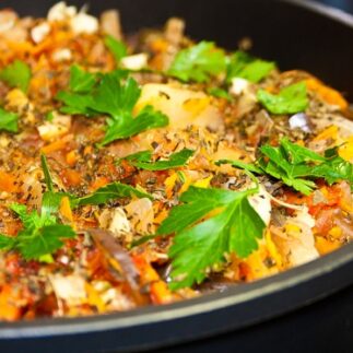 рагу с кабачками