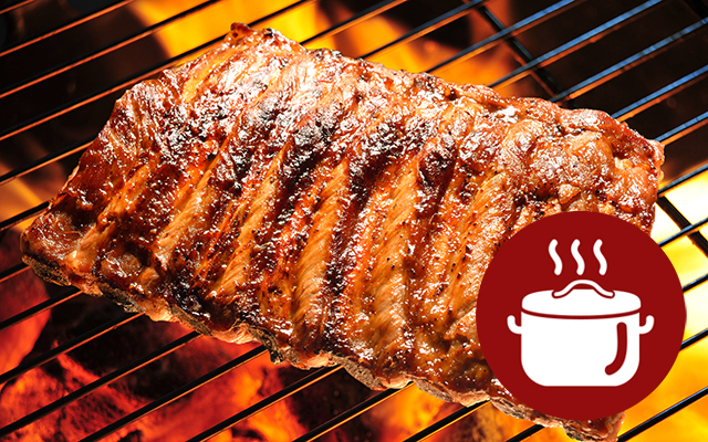 Grilled pork