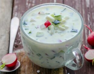 окрошка с редисом