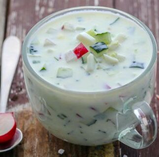 окрошка с редисом