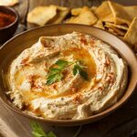 Хумус — рецепт с оливковым маслом и чесноком