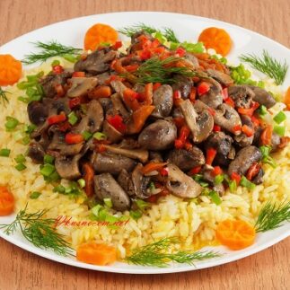 плов с сердечками в мультиварке