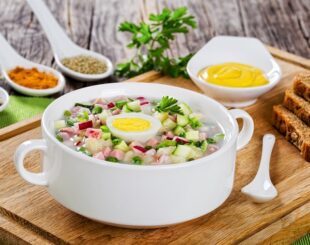 рецепт окрошки на сыворотке
