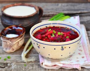 борщ рецепт без мяса