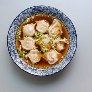 суп с клецками и курицей
