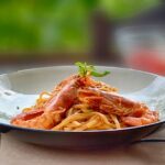 Паста з креветками