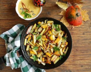 рецепт жареной картошки с грибами, рецепт приготовления жареной картошки с грибами, как приготовить жареную картошку с грибами, состав жареной картошки с грибами, как приготовить жареную картошку с грибами