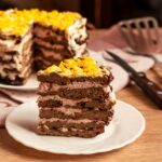 Печеночный торт из говяжьей печени
