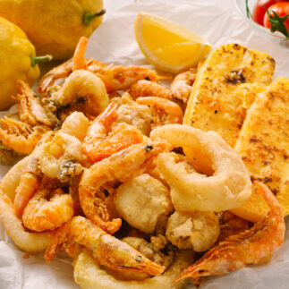 Fritto misto di mare: асорті зі смажених морепродуктів
