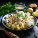 Салат з кальмарами та ананасами