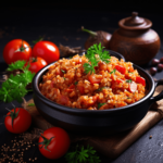 Булгур з овочами