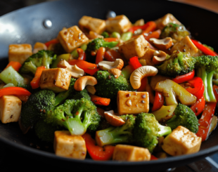 Вегетаріанський стір-фрай з тофу