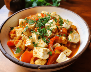 Рагу з тофу і овочами