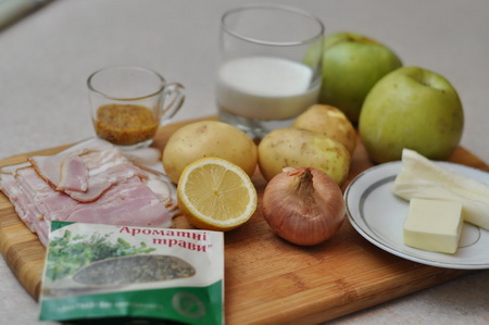 рецепт пошагово картофельная запеканка продукты