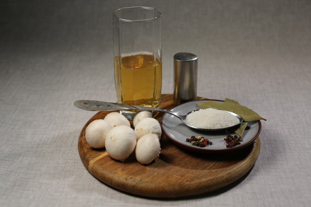 рецепт c фото маринованных грибов продукты