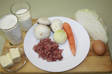 пирог с мясом рецепт шаг 1