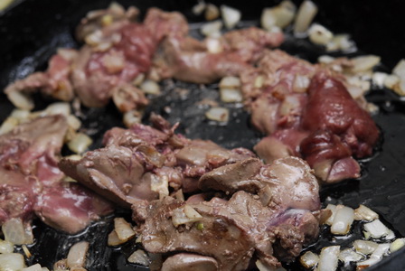 пошаговый рецепт приготовления паштета из куриной печени с яблоком